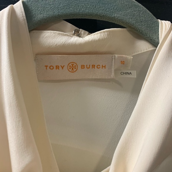Silk Blouse Tie Neck blouse - TORY BURCH - Picture 6 of 6